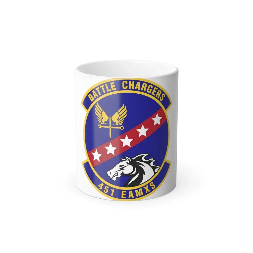 451st Expeditionary Aircraft Maintenance Squadron (U.S. Air Force) Color Changing Coffee Mug 11oz - Go Mug Yourself