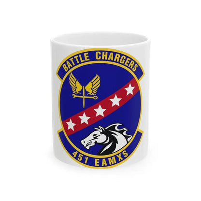 451st Expeditionary Aircraft Maintenance Squadron (U.S. Air Force) White Coffee Mug 11oz - Go Mug Yourself