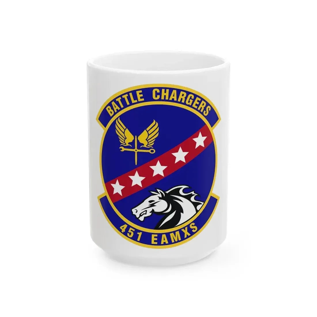 451st Expeditionary Aircraft Maintenance Squadron (U.S. Air Force) White Coffee Mug 15oz - Go Mug Yourself