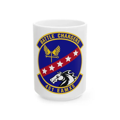 451st Expeditionary Aircraft Maintenance Squadron (U.S. Air Force) White Coffee Mug 15oz - Go Mug Yourself