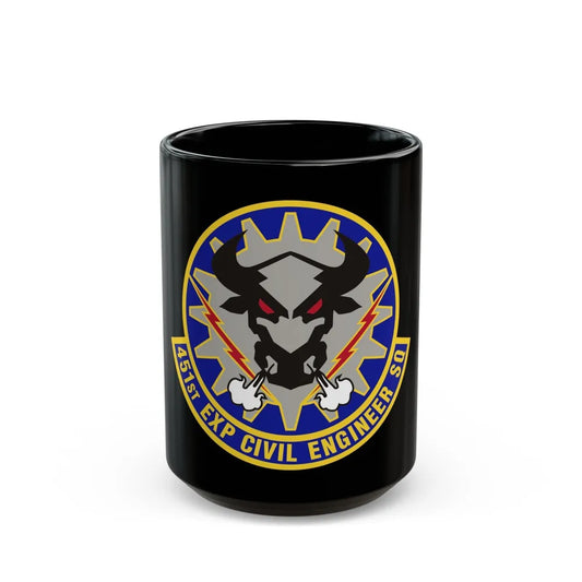 451st Expeditionary Civil Engineer Squadron (U.S. Air Force) Black Coffee Mug-15oz-Go Mug Yourself