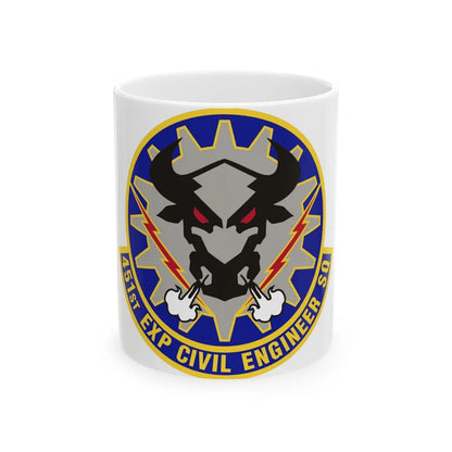 451st Expeditionary Civil Engineer Squadron (U.S. Air Force) White Coffee Mug-11oz-Go Mug Yourself