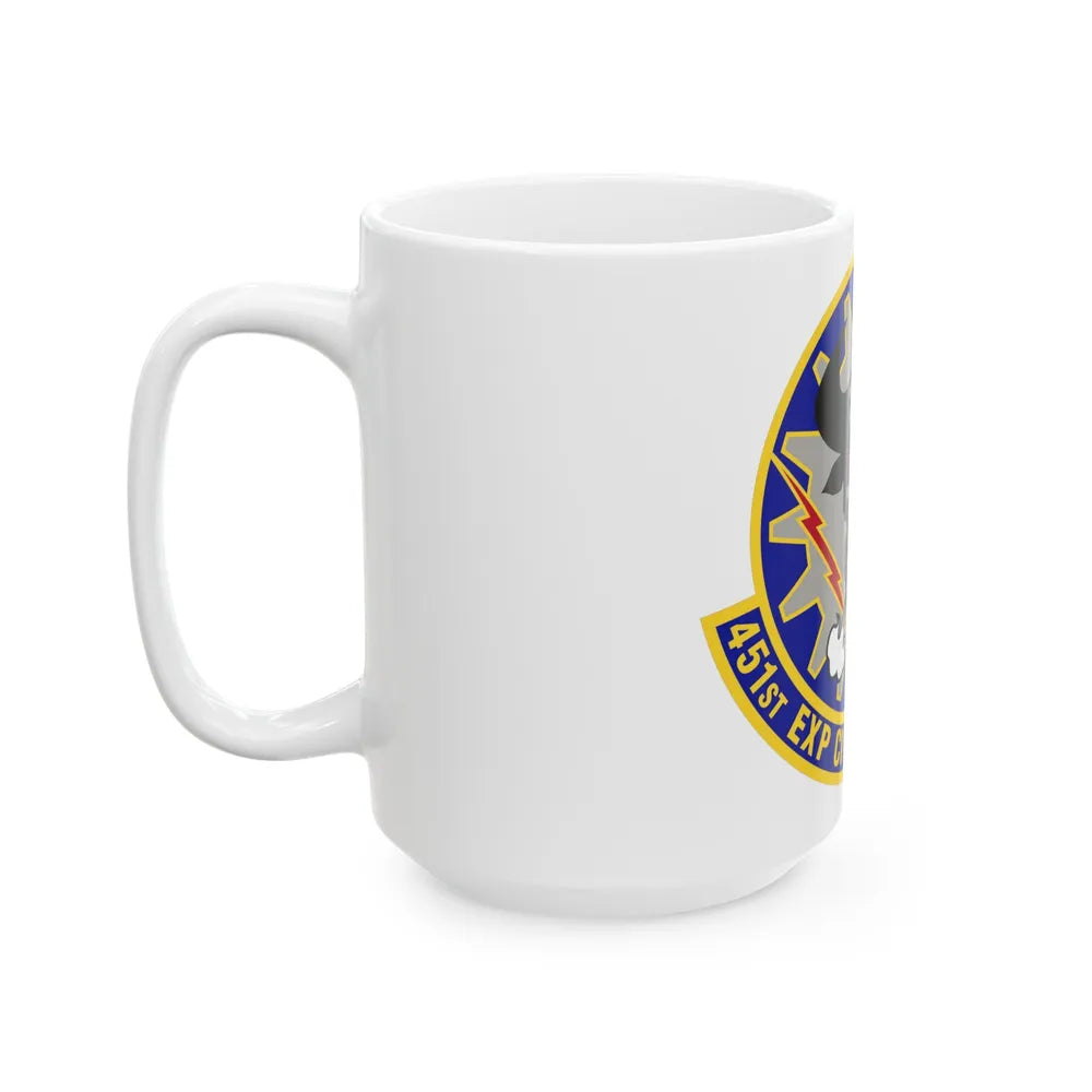 451st Expeditionary Civil Engineer Squadron (U.S. Air Force) White Coffee Mug-Go Mug Yourself