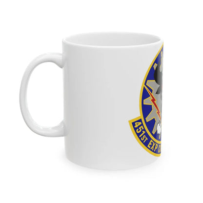 451st Expeditionary Civil Engineer Squadron (U.S. Air Force) White Coffee Mug-Go Mug Yourself