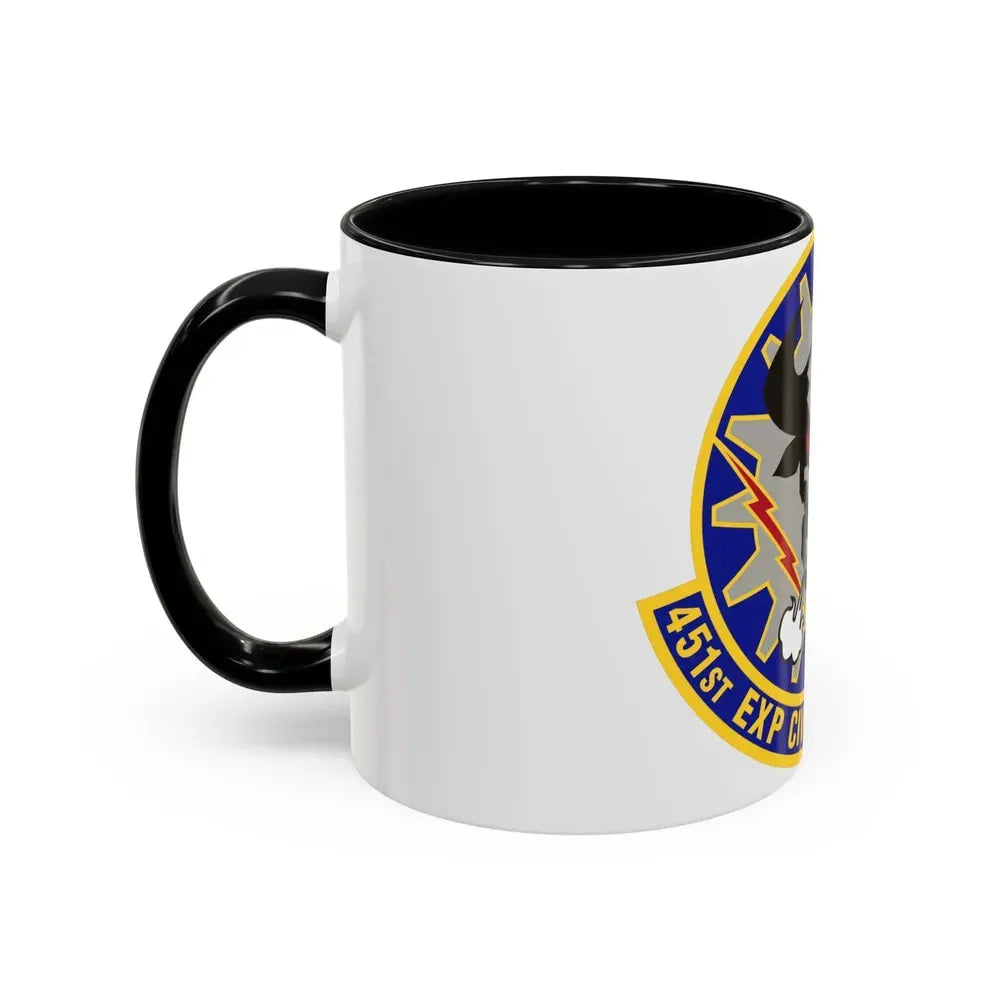 451st Expeditionary Civil Engineer Squadron (U.S. Air Force) Accent Coffee Mug - Go Mug Yourself