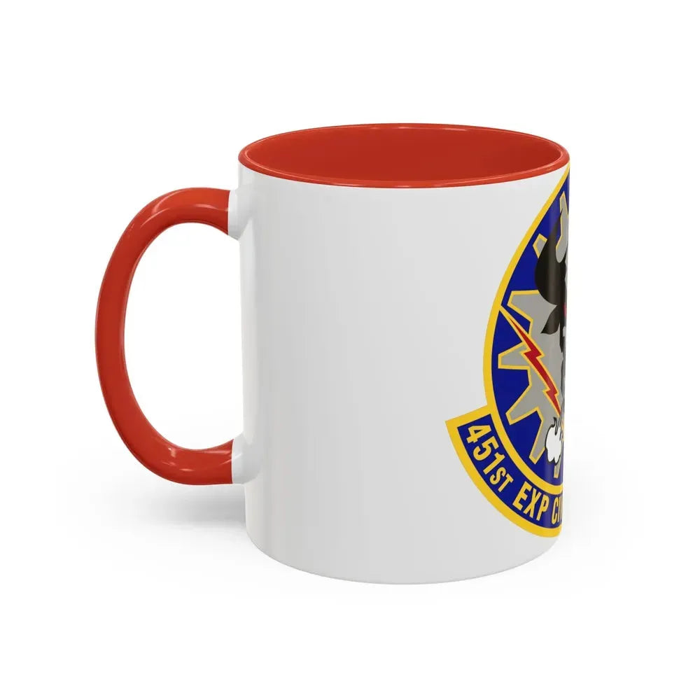 451st Expeditionary Civil Engineer Squadron (U.S. Air Force) Accent Coffee Mug - Go Mug Yourself
