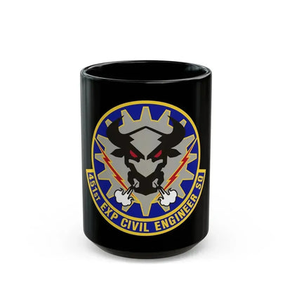 451st Expeditionary Civil Engineer Squadron (U.S. Air Force) Black Coffee Mug 15oz - Go Mug Yourself