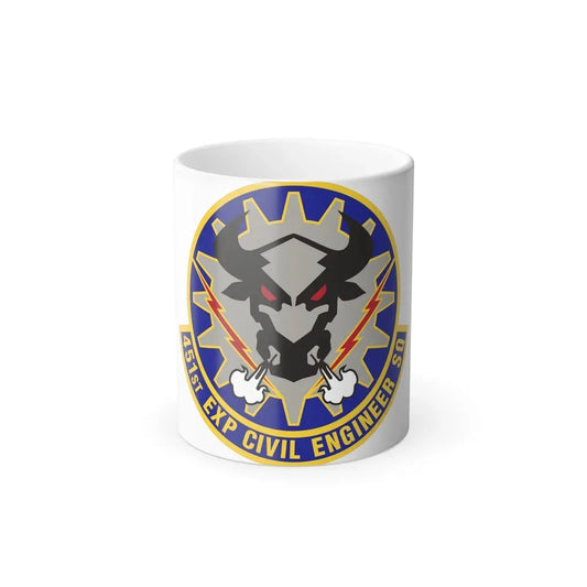 451st Expeditionary Civil Engineer Squadron (U.S. Air Force) Color Changing Coffee Mug 11oz - Go Mug Yourself