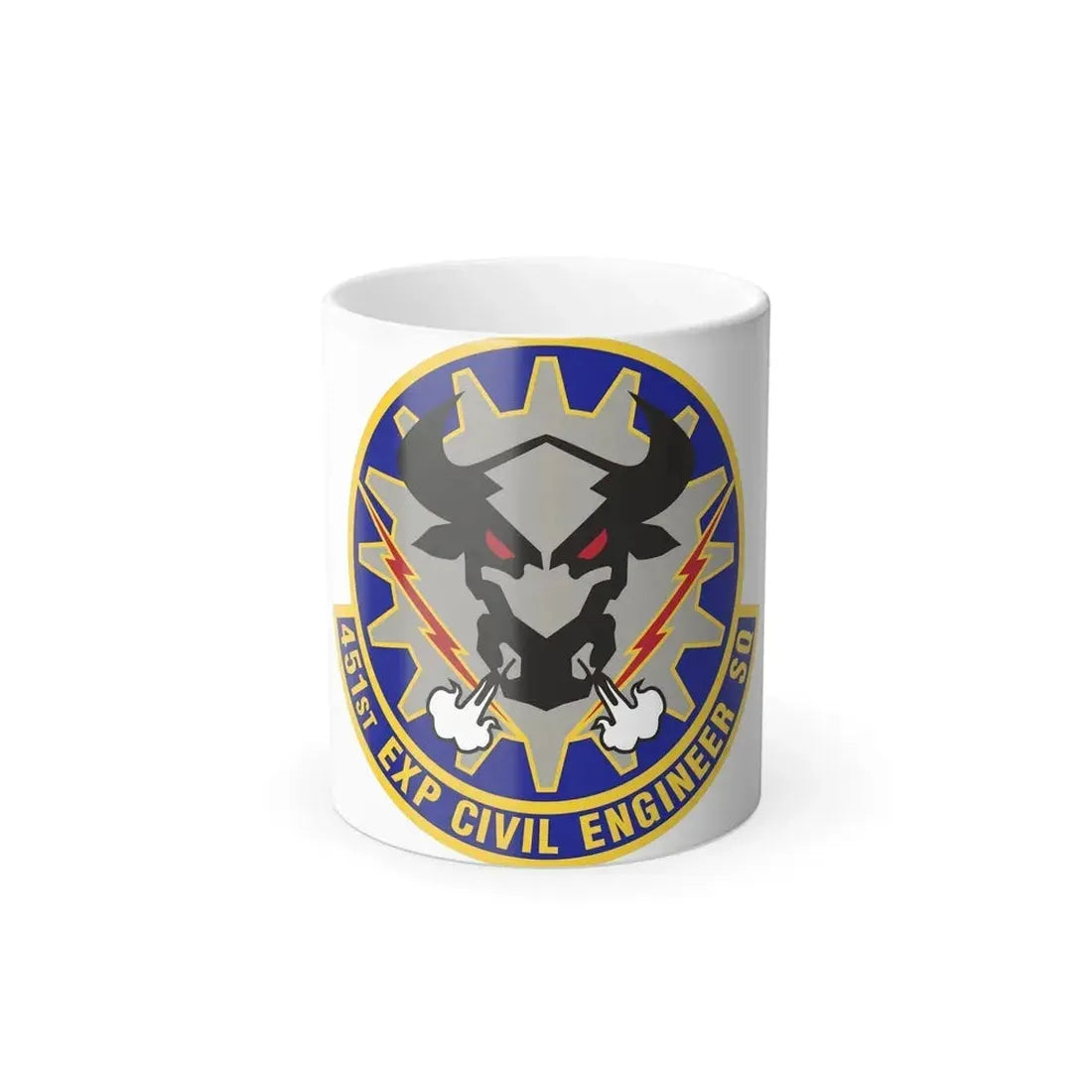 451st Expeditionary Civil Engineer Squadron (U.S. Air Force) Color Changing Coffee Mug 11oz - Go Mug Yourself
