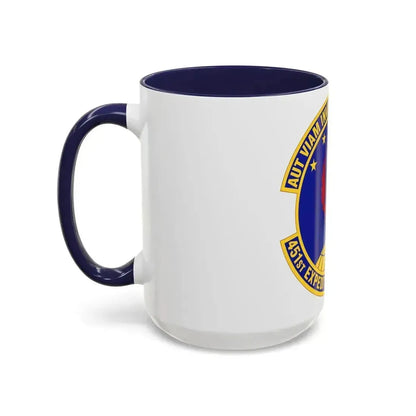 451st Expeditionary Communications Squadron (U.S. Air Force) Accent Coffee Mug - Go Mug Yourself