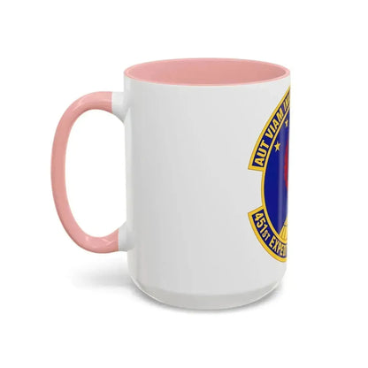 451st Expeditionary Communications Squadron (U.S. Air Force) Accent Coffee Mug - Go Mug Yourself