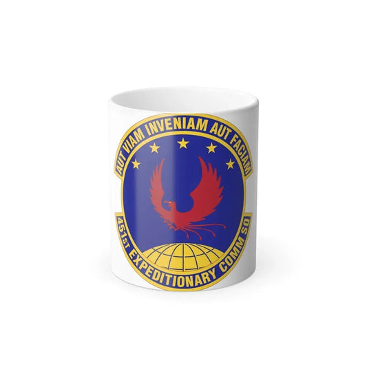 451st Expeditionary Communications Squadron (U.S. Air Force) Color Changing Coffee Mug 11oz - Go Mug Yourself