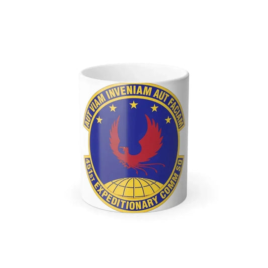 451st Expeditionary Communications Squadron (U.S. Air Force) Color Changing Coffee Mug 11oz - Go Mug Yourself