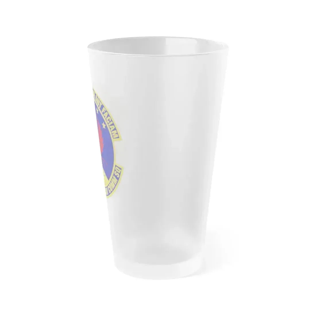 451st Expeditionary Communications Squadron (U.S. Air Force) Frosted Pint Glass 16oz - Go Mug Yourself
