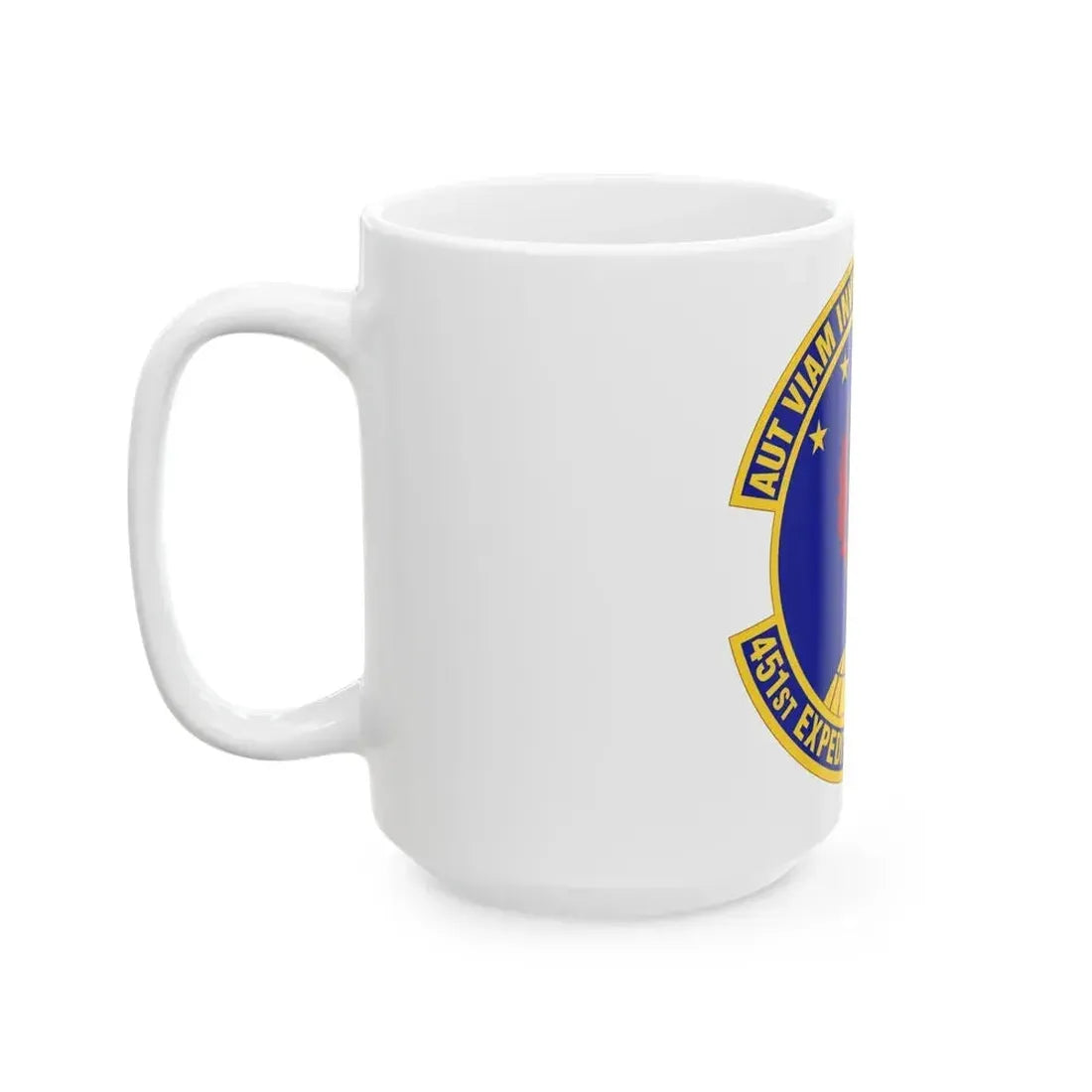 451st Expeditionary Communications Squadron (U.S. Air Force) White Coffee Mug - Go Mug Yourself