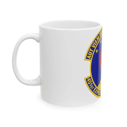 451st Expeditionary Communications Squadron (U.S. Air Force) White Coffee Mug - Go Mug Yourself