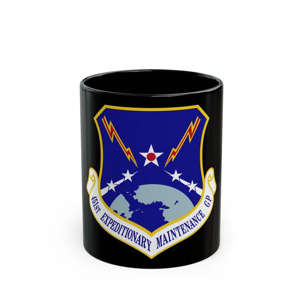 451st Expeditionary Maintenance Group (U.S. Air Force) Black Coffee Mug-11oz-Go Mug Yourself