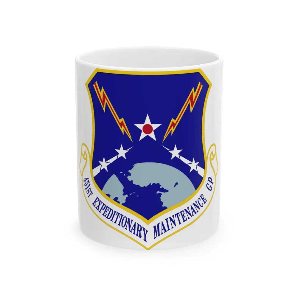 451st Expeditionary Maintenance Group (U.S. Air Force) White Coffee Mug-11oz-Go Mug Yourself