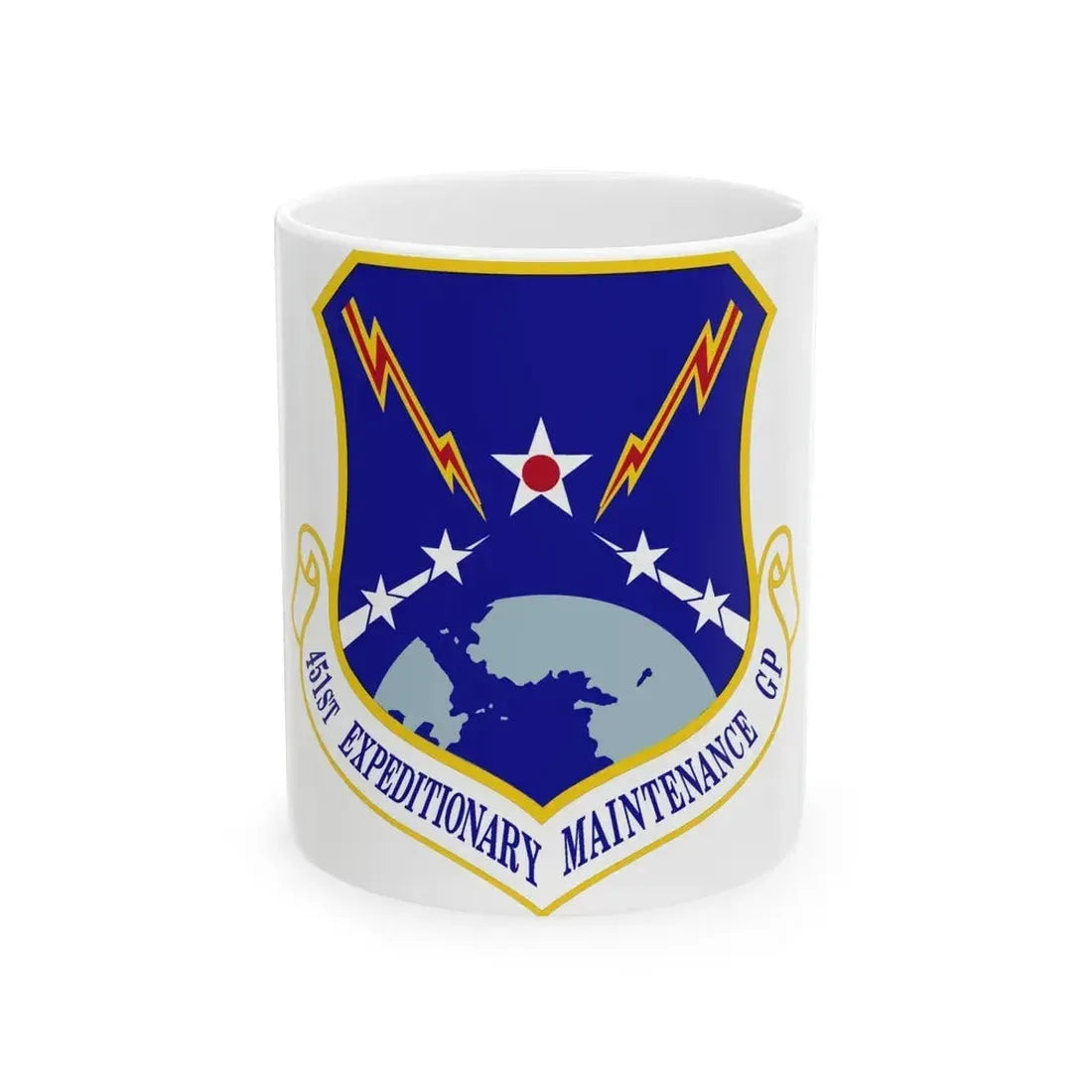 451st Expeditionary Maintenance Group (U.S. Air Force) White Coffee Mug 11oz - Go Mug Yourself