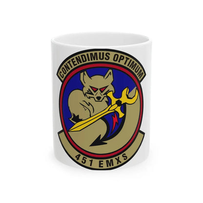 451st Expeditionary Maintenance Squadron (U.S. Air Force) White Coffee Mug-11oz-Go Mug Yourself