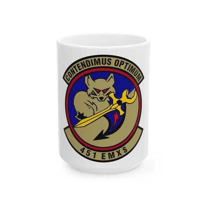 451st Expeditionary Maintenance Squadron (U.S. Air Force) White Coffee Mug-15oz-Go Mug Yourself