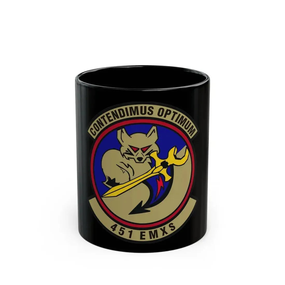 451st Expeditionary Maintenance Squadron (U.S. Air Force) Black Coffee Mug 11oz - Go Mug Yourself