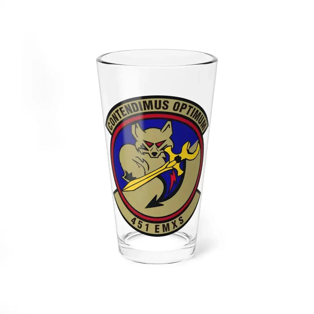 451st Expeditionary Maintenance Squadron (U.S. Air Force) Pint Glass 16oz 16oz - Go Mug Yourself