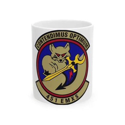 451st Expeditionary Maintenance Squadron (U.S. Air Force) White Coffee Mug 11oz - Go Mug Yourself
