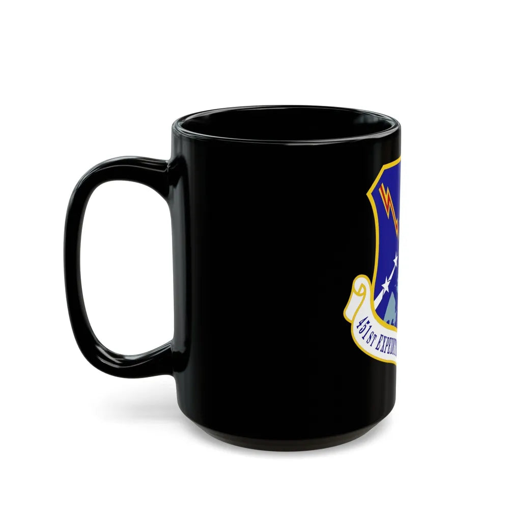 451st Expeditionary Mission Support Group (U.S. Air Force) Black Coffee Mug-Go Mug Yourself