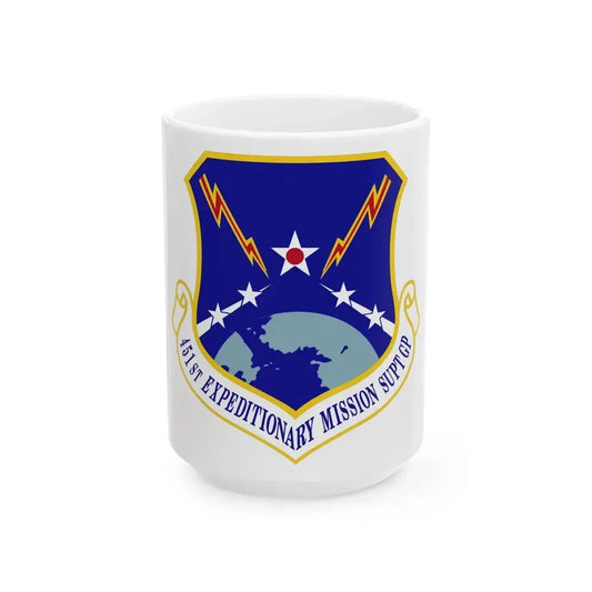 451st Expeditionary Mission Support Group (U.S. Air Force) White Coffee Mug 15oz - Go Mug Yourself