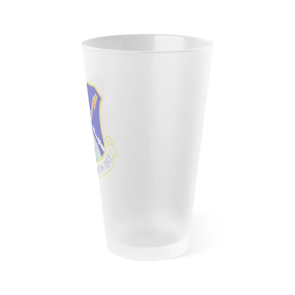 451st Expeditionary Operations Group (U.S. Air Force) Frosted Pint Glass 16oz-Go Mug Yourself