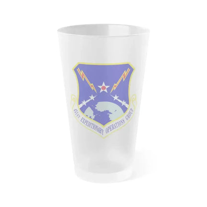 451st Expeditionary Operations Group (U.S. Air Force) Frosted Pint Glass 16oz 16oz Frosted - Go Mug Yourself