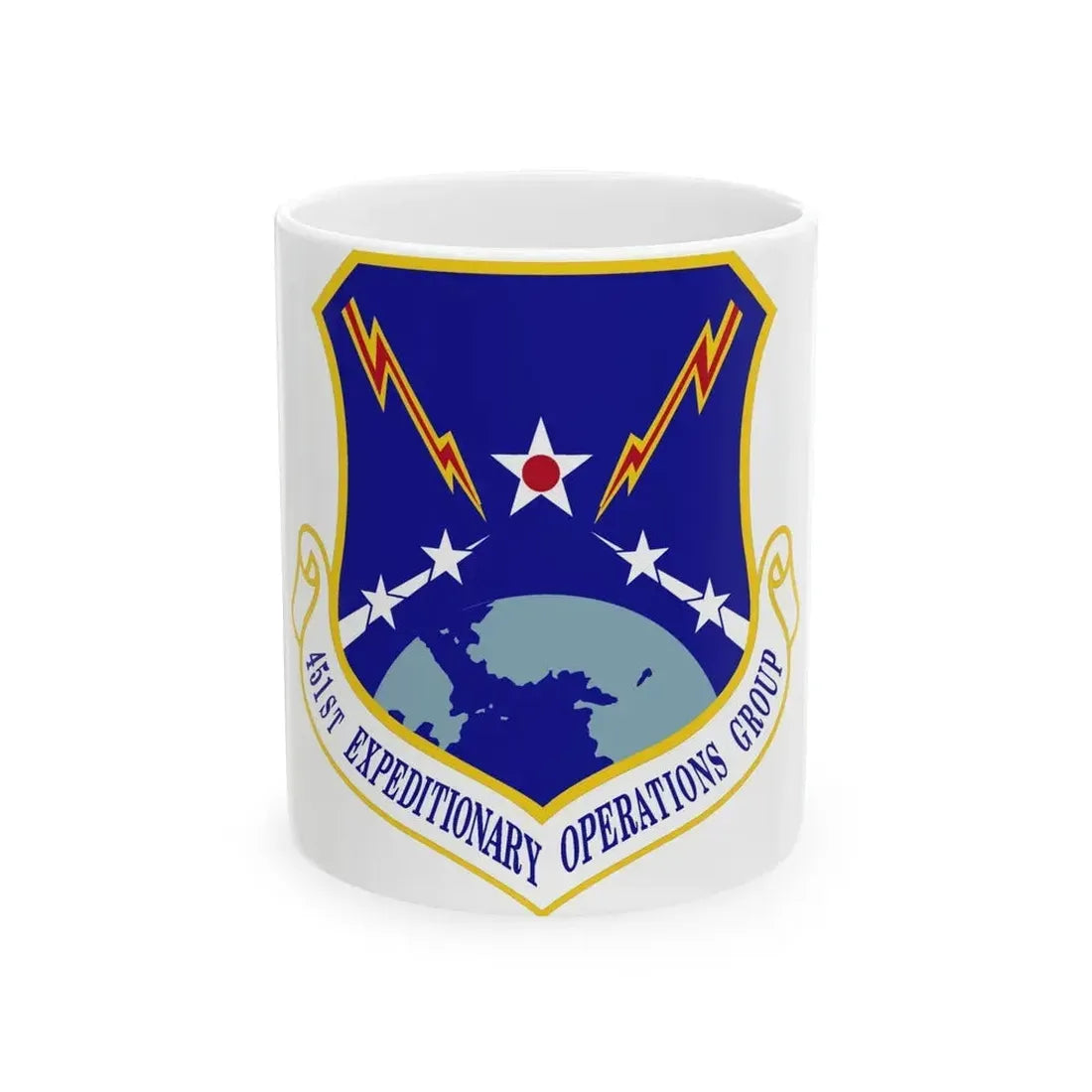 451st Expeditionary Operations Group (U.S. Air Force) White Coffee Mug 11oz - Go Mug Yourself