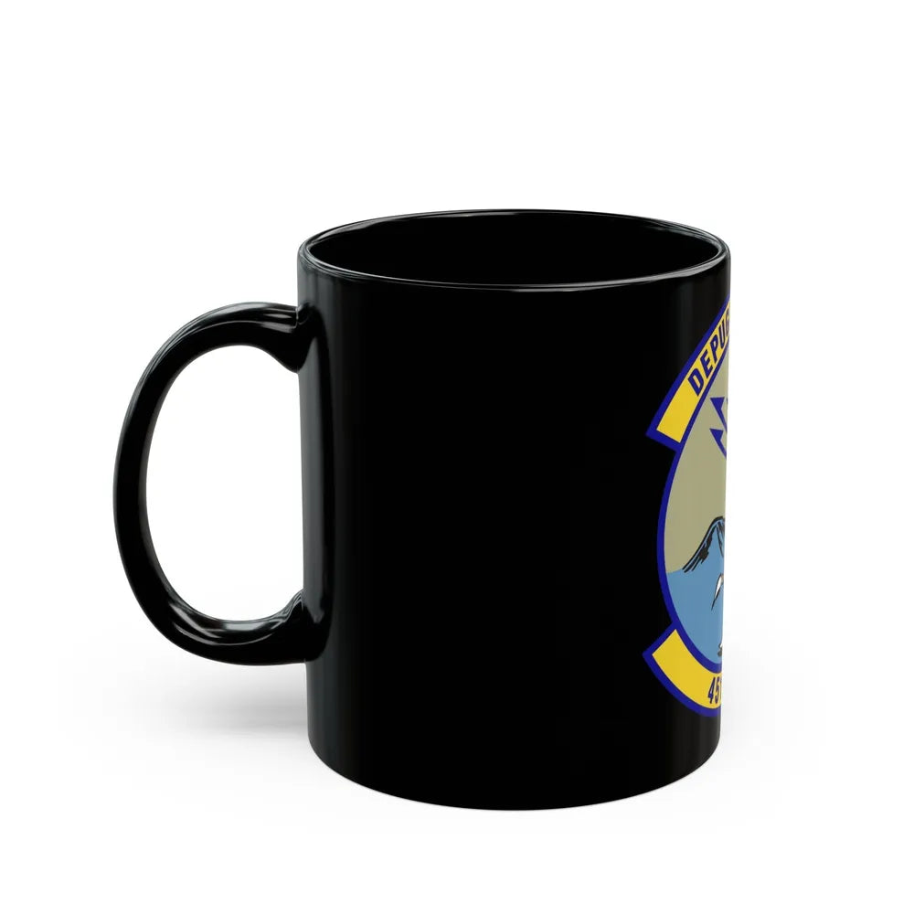 451st Expeditionary Operations Support Squadron (U.S. Air Force) Black Coffee Mug-Go Mug Yourself