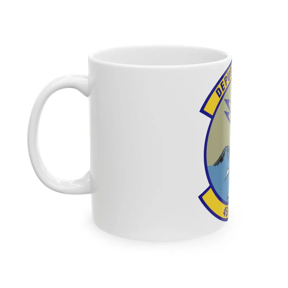 451st Expeditionary Operations Support Squadron (U.S. Air Force) White Coffee Mug-Go Mug Yourself