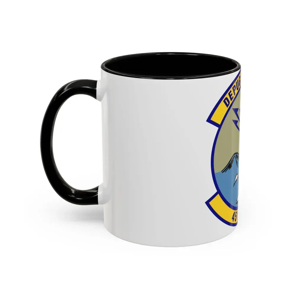 451st Expeditionary Operations Support Squadron (U.S. Air Force) Accent Coffee Mug - Go Mug Yourself