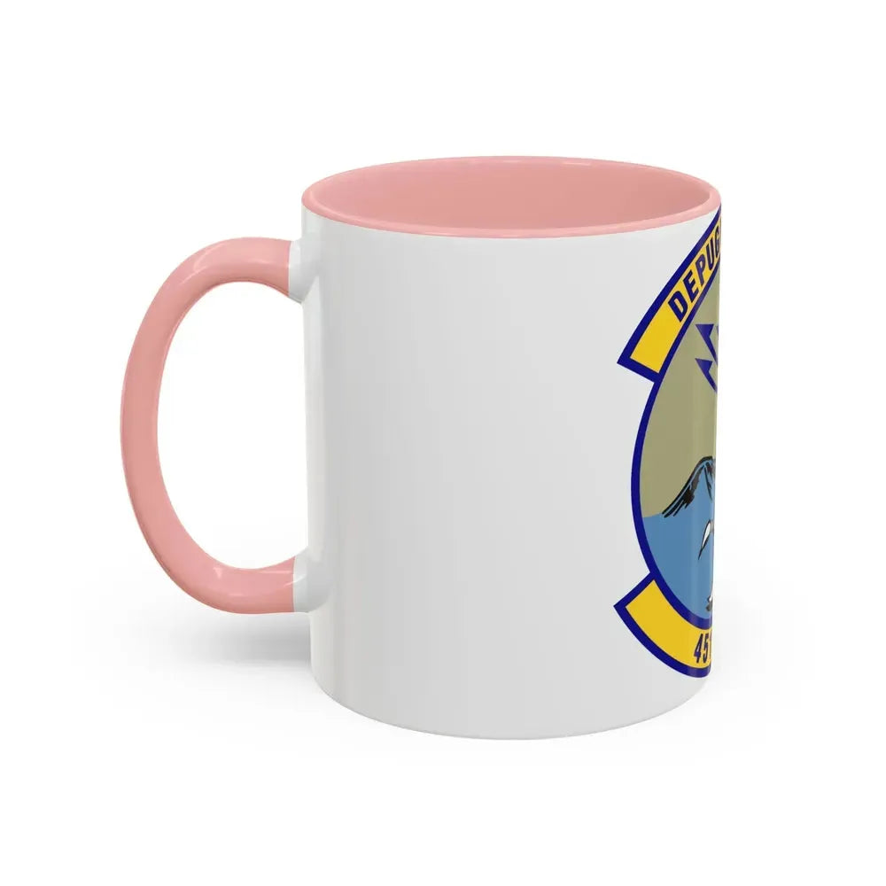451st Expeditionary Operations Support Squadron (U.S. Air Force) Accent Coffee Mug - Go Mug Yourself