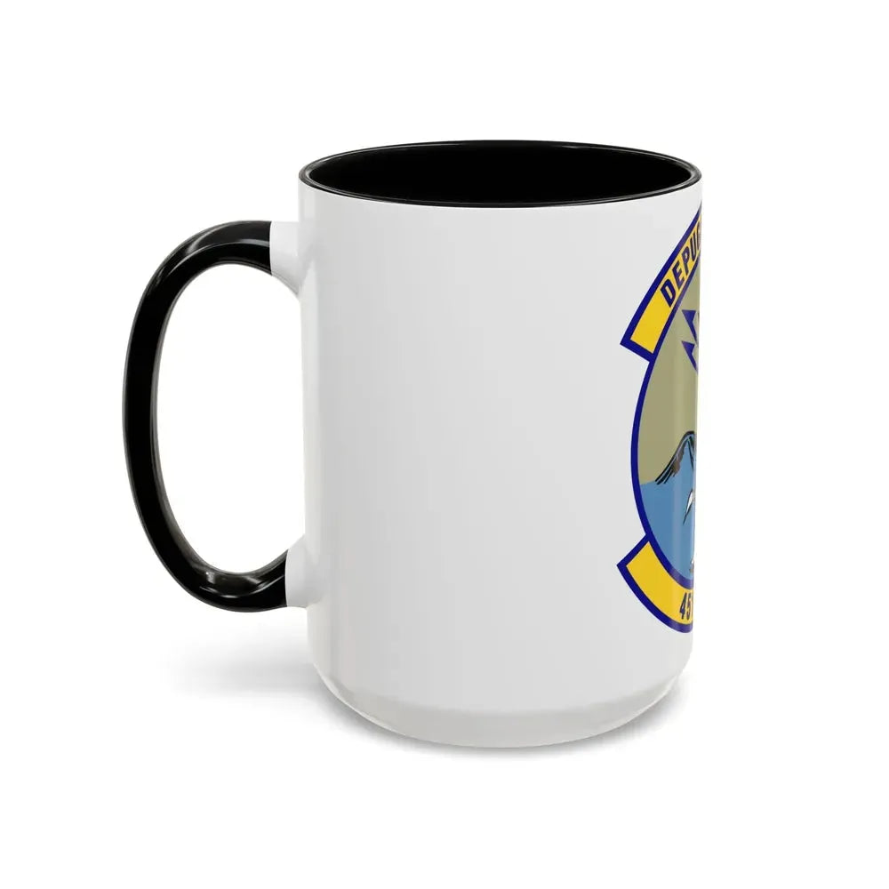 451st Expeditionary Operations Support Squadron (U.S. Air Force) Accent Coffee Mug - Go Mug Yourself