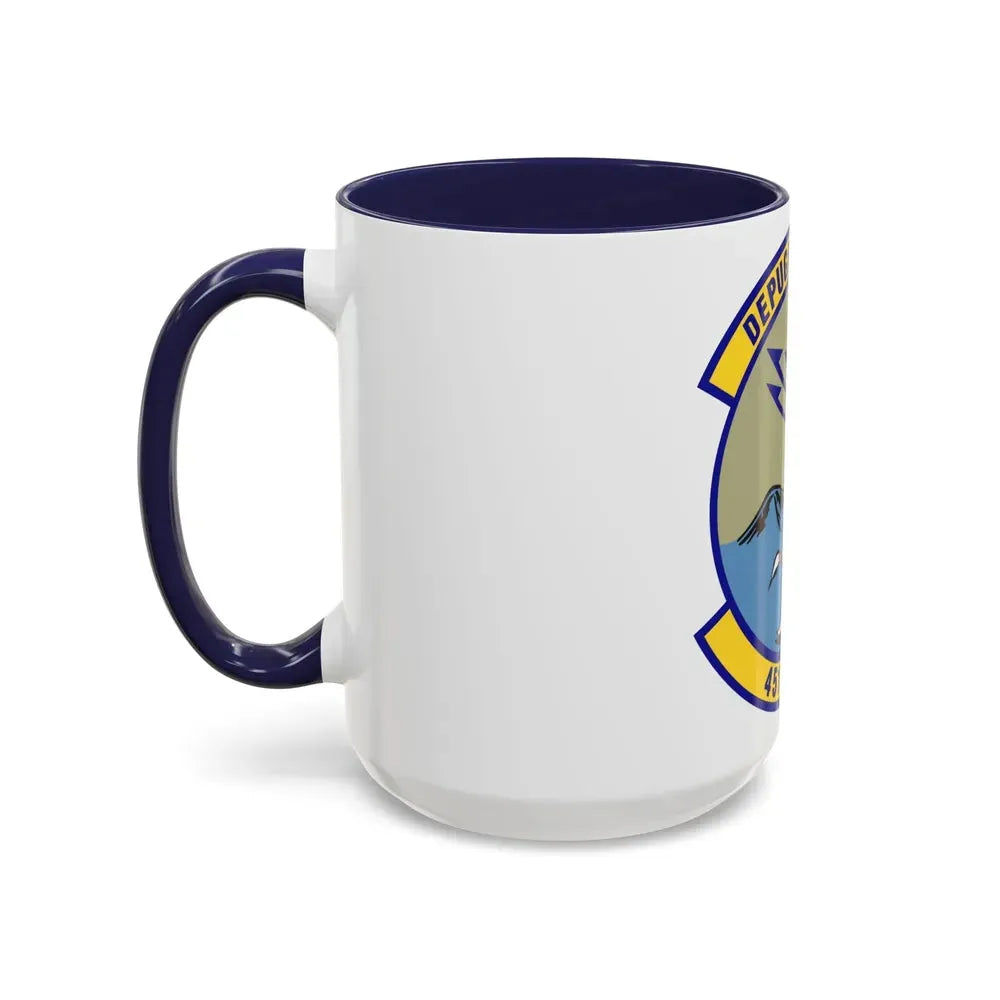 451st Expeditionary Operations Support Squadron (U.S. Air Force) Accent Coffee Mug - Go Mug Yourself