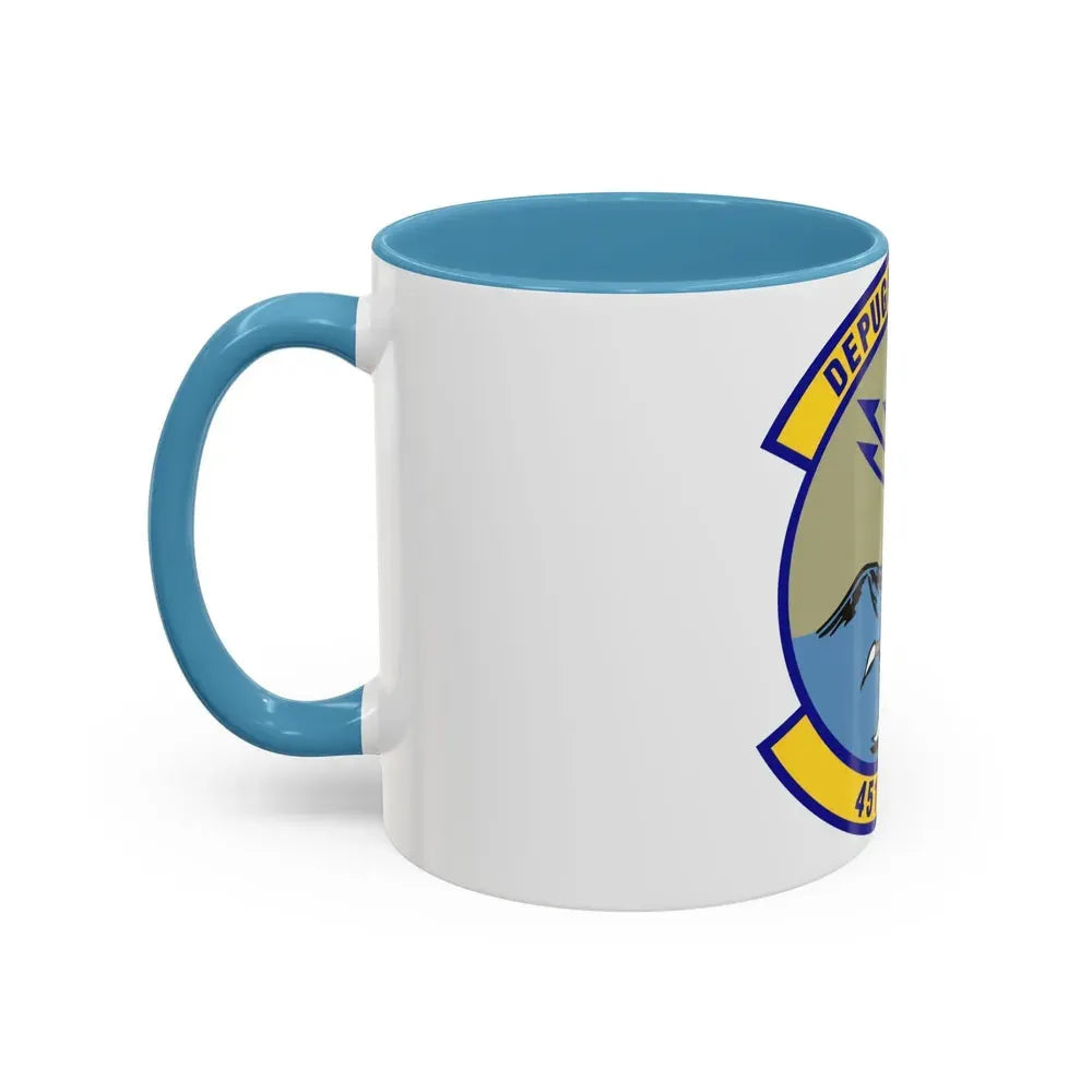 451st Expeditionary Operations Support Squadron (U.S. Air Force) Accent Coffee Mug - Go Mug Yourself