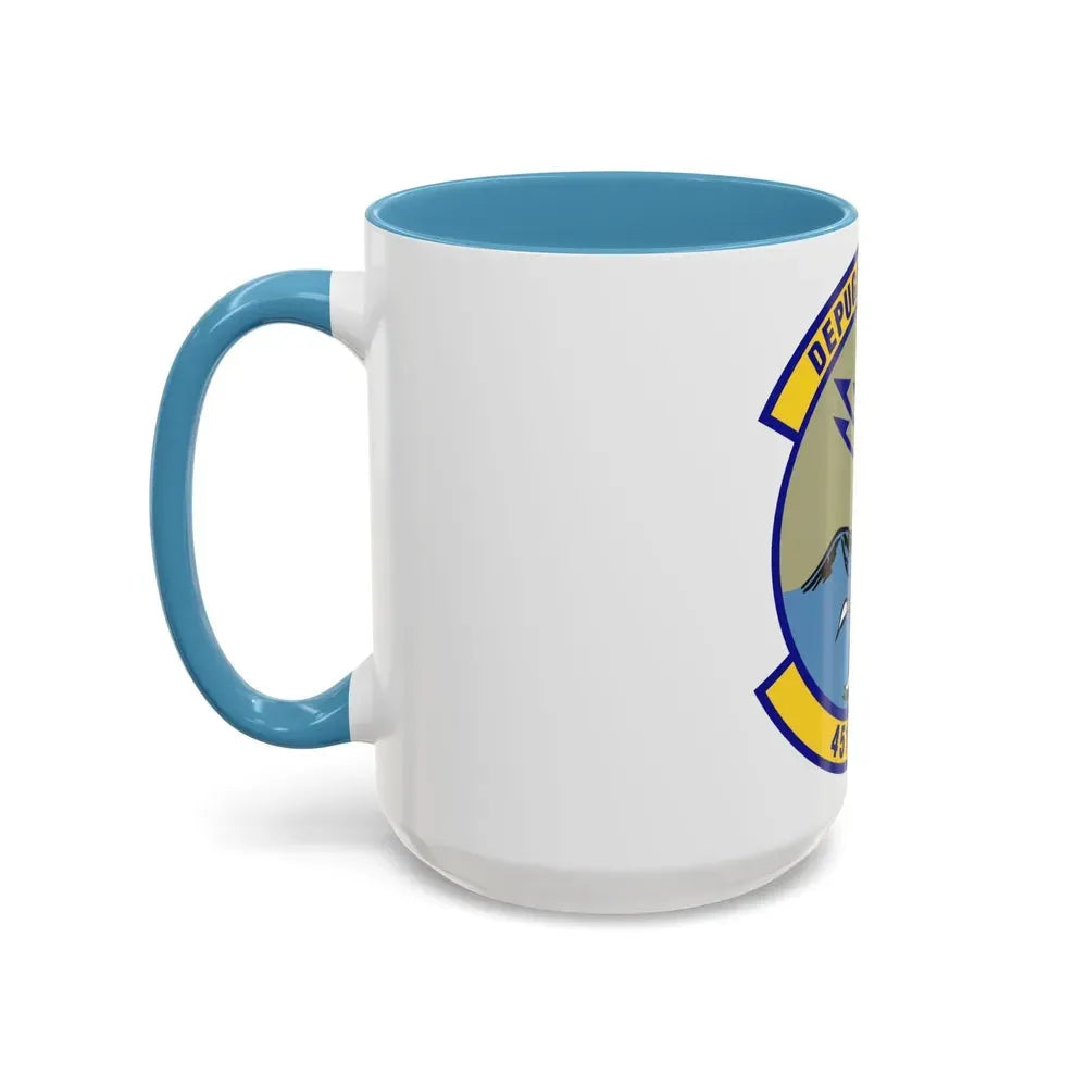 451st Expeditionary Operations Support Squadron (U.S. Air Force) Accent Coffee Mug - Go Mug Yourself