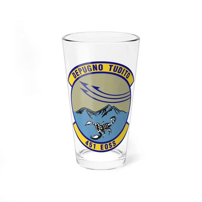 451st Expeditionary Operations Support Squadron (U.S. Air Force) Pint Glass 16oz 16oz - Go Mug Yourself
