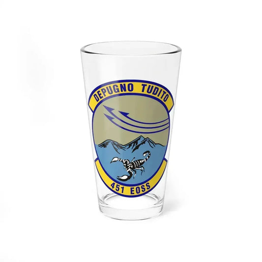 451st Expeditionary Operations Support Squadron (U.S. Air Force) Pint Glass 16oz 16oz - Go Mug Yourself