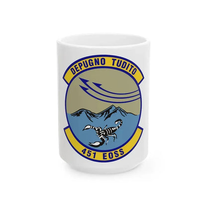 451st Expeditionary Operations Support Squadron (U.S. Air Force) White Coffee Mug 15oz - Go Mug Yourself