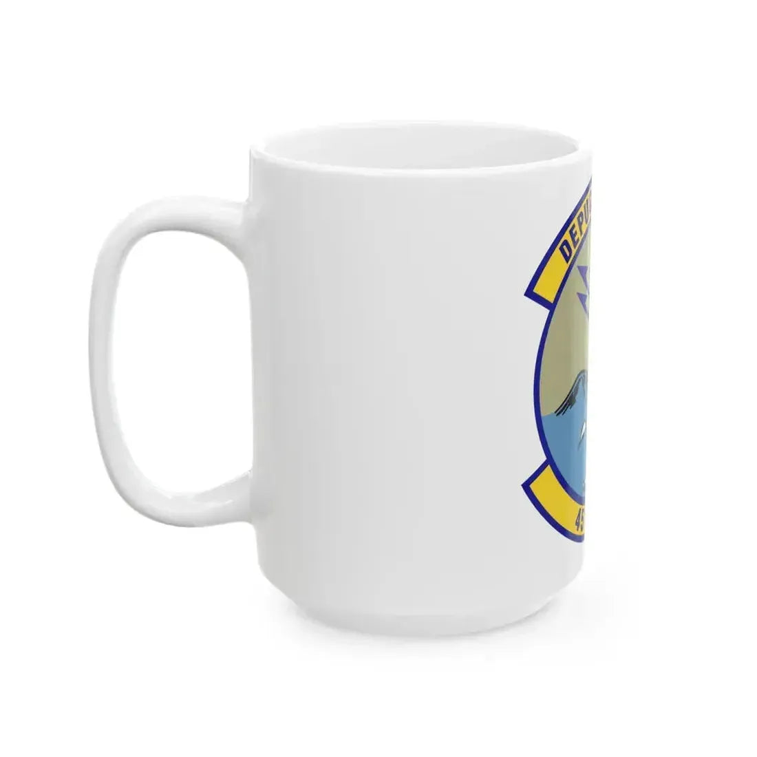 451st Expeditionary Operations Support Squadron (U.S. Air Force) White Coffee Mug - Go Mug Yourself