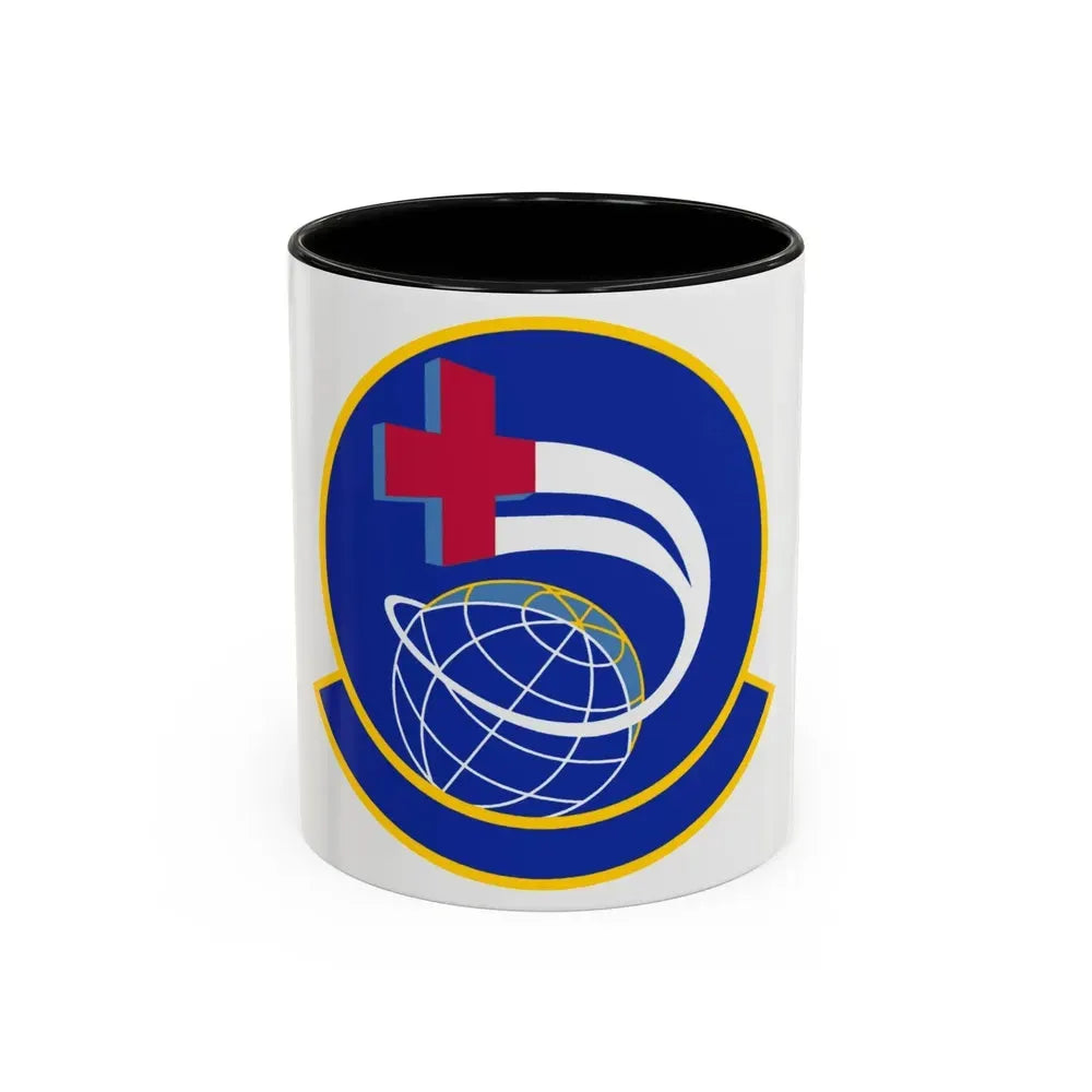 452 Aeromedical Evacuation Squadron AFRC (U.S. Air Force) Accent Coffee Mug 11oz Black - Go Mug Yourself