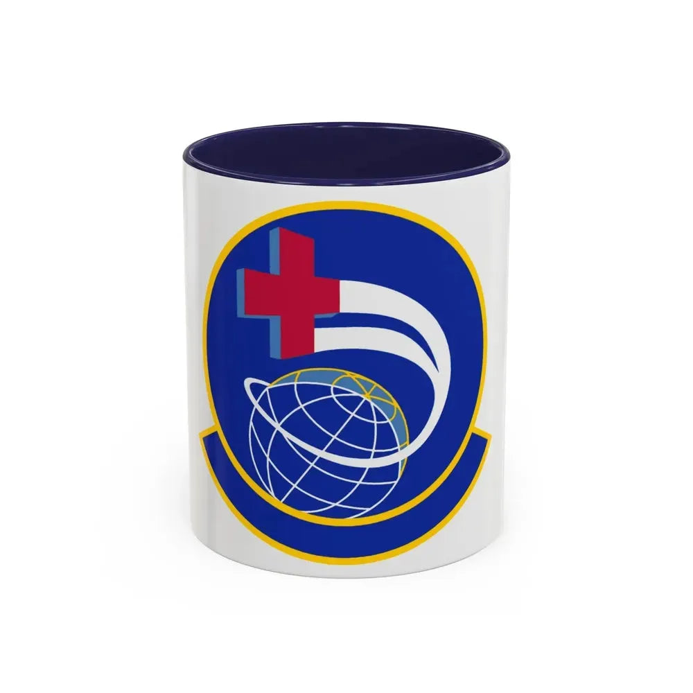 452 Aeromedical Evacuation Squadron AFRC (U.S. Air Force) Accent Coffee Mug 11oz Navy - Go Mug Yourself