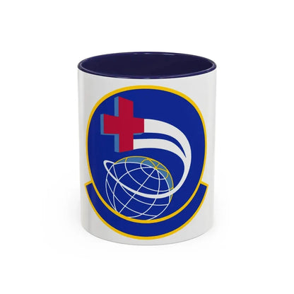 452 Aeromedical Evacuation Squadron AFRC (U.S. Air Force) Accent Coffee Mug 11oz Navy - Go Mug Yourself