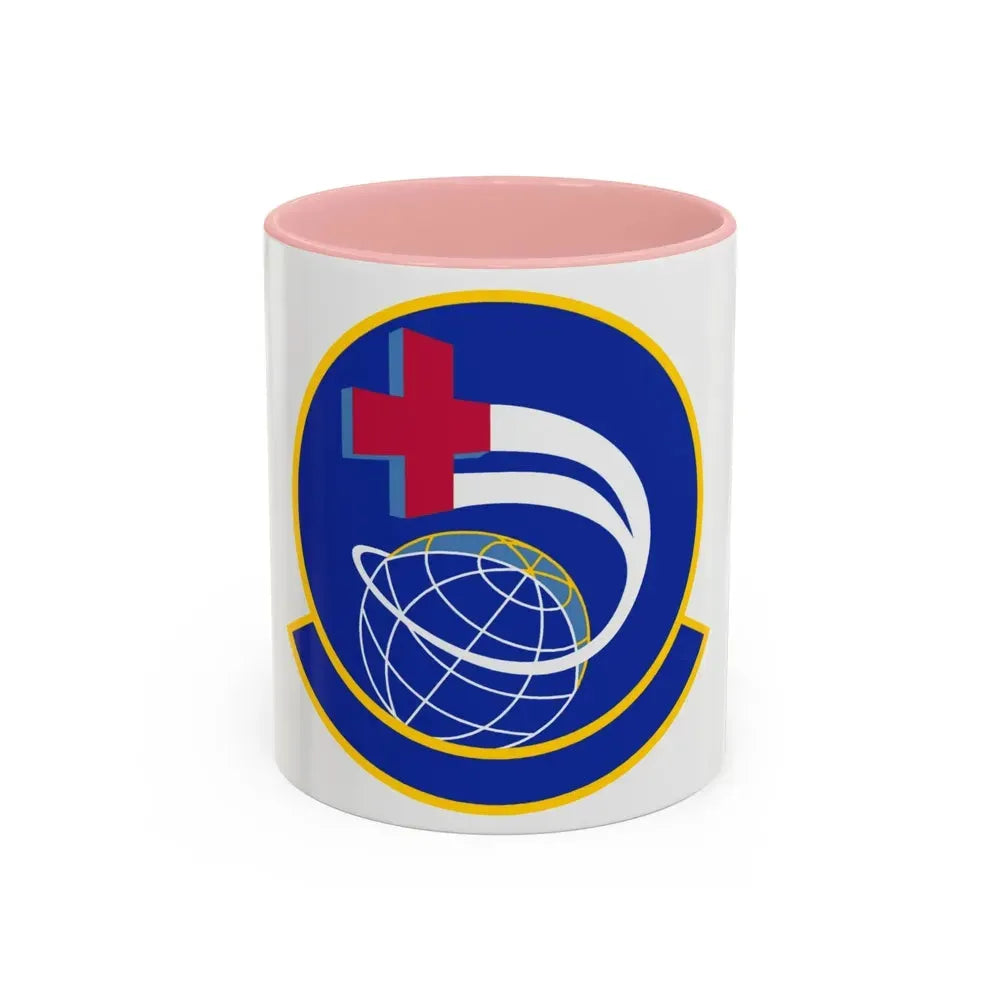 452 Aeromedical Evacuation Squadron AFRC (U.S. Air Force) Accent Coffee Mug 11oz Pink - Go Mug Yourself