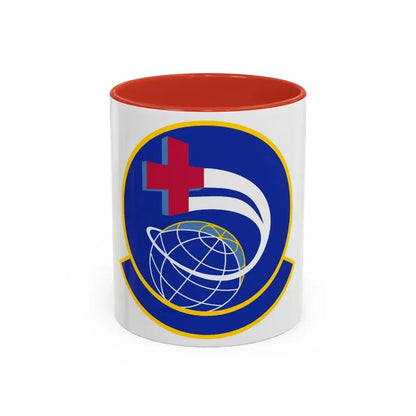 452 Aeromedical Evacuation Squadron AFRC (U.S. Air Force) Accent Coffee Mug 11oz Red - Go Mug Yourself
